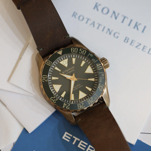 Montre Montre Eterna KonTiki Diver Automatique – Édition Limitée 300 ex – 2019 – Full Set – 43 mm 58 Facettes FB10849