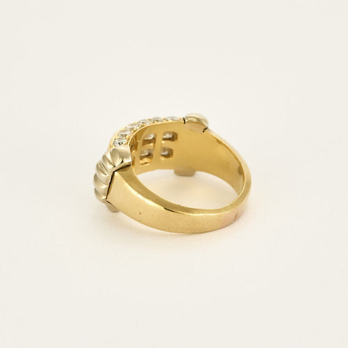 Bague 53 Bague en Or Jaune et Diamants 58 Facettes B240786