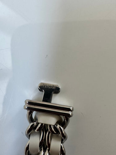 CHANEL - Montre Première en acier et cuir XXL 58 Facettes