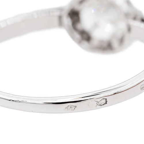 Bague 61 Bague Solitaire Or blanc Diamant 58 Facettes 3241059CN