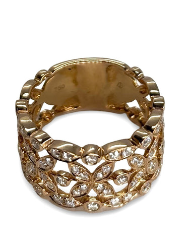 Bague 52 Bague Guérin Diamants de Rosée or rose et diamants 0,60 ct 58 Facettes 1126