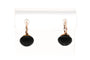 Boucles d'oreilles Boucles d'oreilles Napoléon III en or rose serties de jais 58 Facettes B307