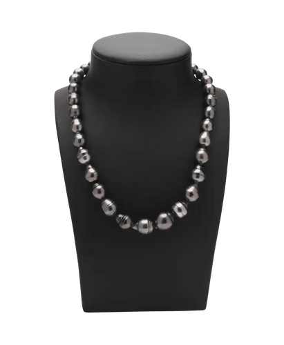 Collier Tahiti Or blanc 18K Perle de Tahiti