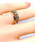Bague 46 Bague en or jaune et 5 diamants 58 Facettes AB559