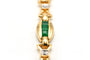 Bracelet Bracelet contemporain or jaune, émeraudes et diamants 58 Facettes B727