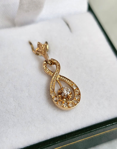 Pendentif Pendentif Diamants or rose 58 Facettes 643