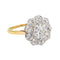 Bague 55 Bague  Marguerite Or jaune, Platine Diamant 58 Facettes 4084163CN