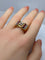 Bague 58 Bague Tank diamants & rubis synthétiques 58 Facettes