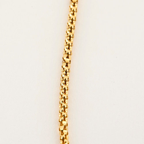 Collier Collier or jaune maille fantaisie 58 Facettes CHAL01842