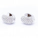 Boucles d'oreilles Boucles d'oreilles en or blanc et pavé de diamants 58 Facettes N102938EJ