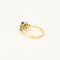 Bague 56.5 Bague or jaune, saphir et diamants 58 Facettes SMA0109