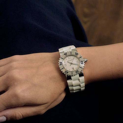 Montre CHAUMET – Class One – Montre de dame en acier, mouvement à quartz 58 Facettes B250500