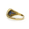 Bague 56 Bague - Or jaune, saphirs et diamants 58 Facettes 1028