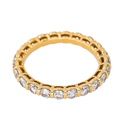 Bague 53 Bague Alliance américaine Or rose Diamant 58 Facettes 4286096CN