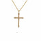 Collier Croix sur Chaine Or Jaune Diamants "Battista" Maria Battaglia 58 Facettes