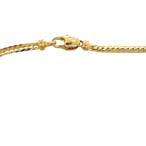 Collier Collier en or jaune Emeraude et Diamants 58 Facettes 3018/20