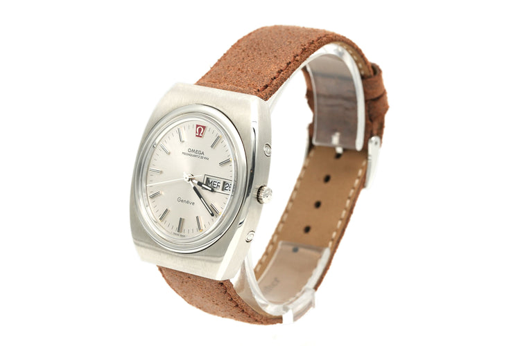 Montre Omega - Montre Genève megaquartz 32 Khz 196.0030 - CAL OM-1310 58 Facettes M0063