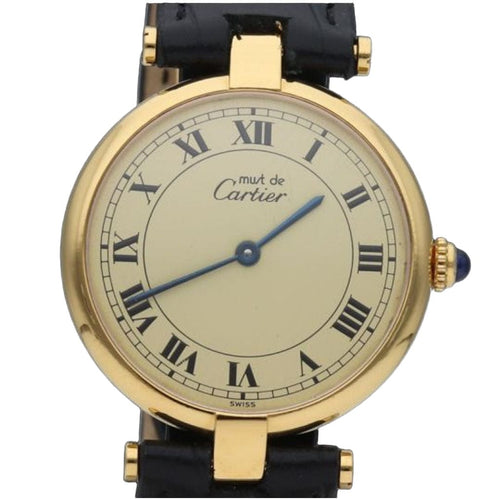 Montre Cartier Montre Must De Cartier Vermeil 58 Facettes MT41220