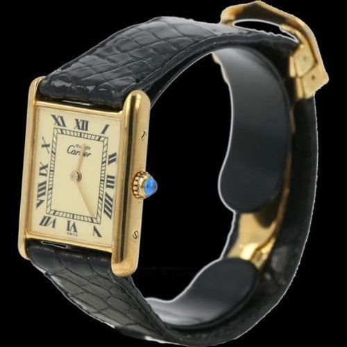 Montre Cartier Montre Tank Vermeil 58 Facettes MT43335