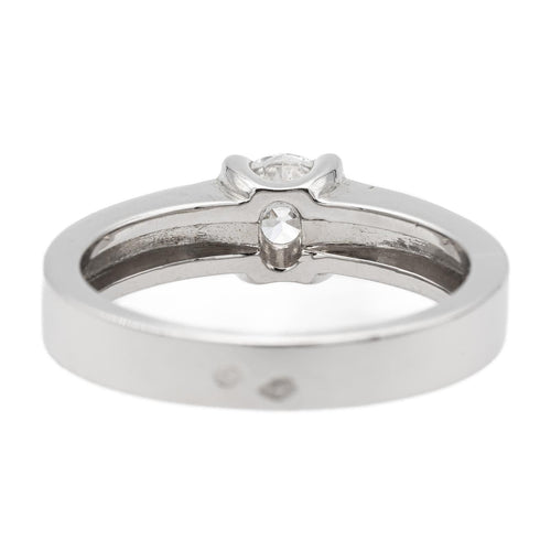 Bague 53 Bague Solitaire Or blanc Diamant 58 Facettes 578709RV