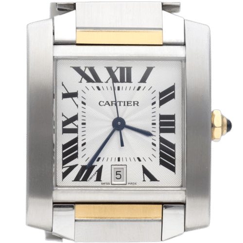 Montre Cartier Montre Tank Francaise Gm 58 Facettes MT43986