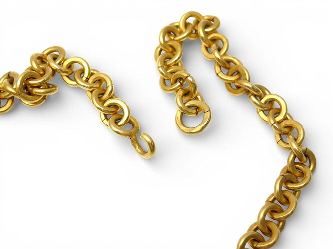 Collar vintage collar CHRISTIAN LACROIX colgante charms piedras borla 58 Facettes 272656