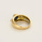 Bague 55 Bague jonc en or jaune, saphir et diamants 58 Facettes COG04412