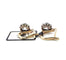 Boucles d'oreilles Boucles d'oreilles en diamant taille ancienne 1,90 ct G SI 58 Facettes