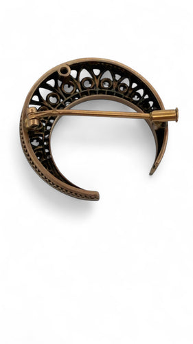 Broche Broche Napoléon 3 en or et argent sertie de diamants 58 Facettes