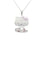 Collier Collier Hello Kitty – Or blanc 18K – 6.1g – Diamants & Saphir rose 1ct 58 Facettes