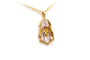 Pendentif Pendentif Art Nouveau or jaune serti de perles 58 Facettes 20414