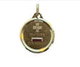 Médaille religieuse diamants rubis 58 Facettes