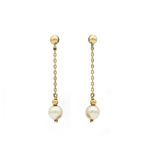 Boucles d'oreilles Boucles d'oreilles - Or & Perles 58 Facettes 250065R