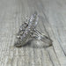 Bague 55 Marquise diamants en or blanc 58 Facettes 146