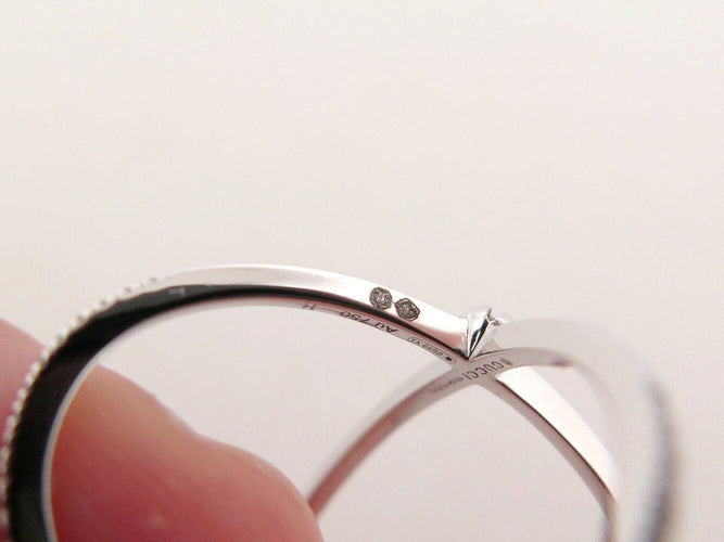 Bague 51 bague GUCCI gg running 7mm en or blanc 18k 108 diamants t51 58 Facettes 271885