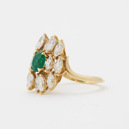 Bague 56 Bague émeraude diamants 58 Facettes