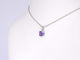 Pendentif Pendentif en or blanc avec améthyste 58 Facettes 2193