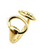 Bague 54-55 HERMES. Collection "Nausicaa", bague or jaune 18K 58 Facettes