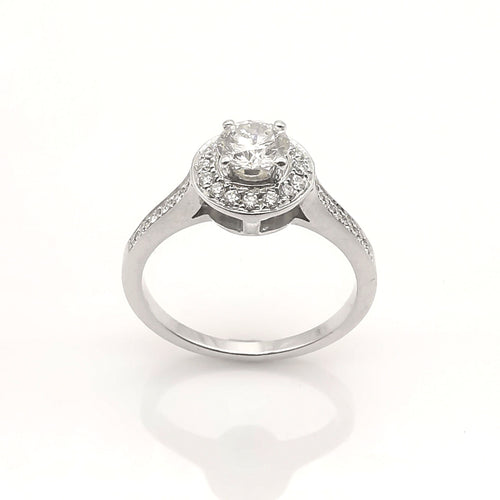 Bague Bague solitaire or diamants 58 Facettes