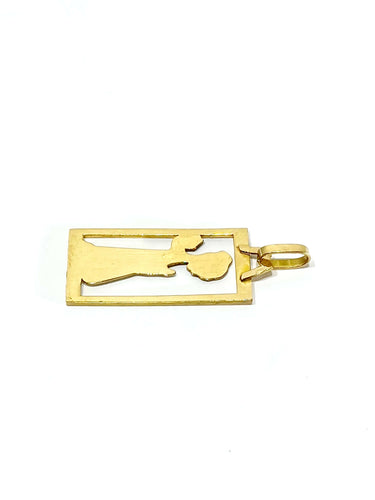 Pendentif Médaille ange en or champagne 58 Facettes