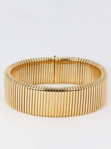 Bracelet Bracelet Tubogas vintage en or jaune 58 Facettes 865