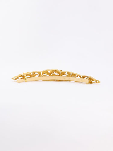 Barrette cheveux Art Nouveau or jaune 58 Facettes 1153.2