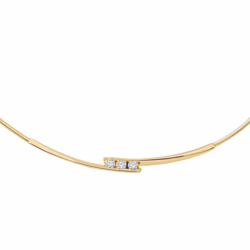 Collier Collier Trilogie Or jaune Diamant 58 Facettes 2999630CN