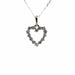 Pendentif Pendentif Coeur Or  Blanc 18k & Diamants 58 Facettes 2-PED2-GS36086-02