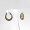 Boucles d'oreilles Créoles deux ors 58 Facettes REF2566-334