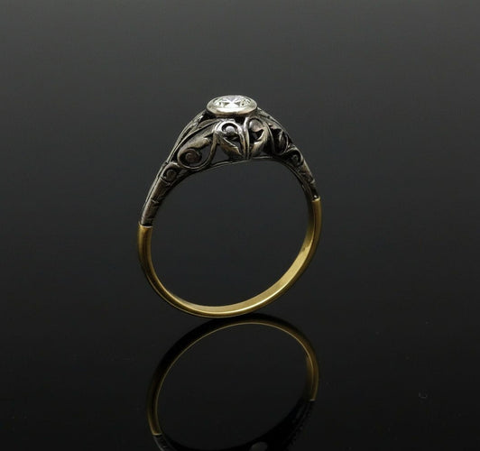 Bague Bague Art nouveau du début des années 1900 58 Facettes