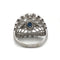 Bague 55 Bague - Or, diamants et saphir 58 Facettes 1189