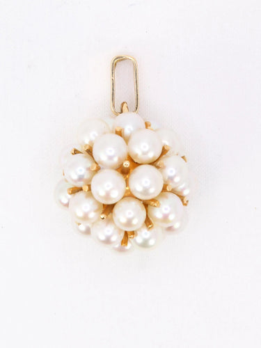 Pendentif Pendentif vintage boule de perles or jaune 58 Facettes 1099.4