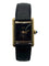 Montre Cartier - Montre Tank Must Vermeil cadran noir 20 x 28 mm 58 Facettes