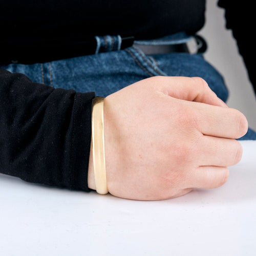 Bracelet Bracelet jonc rigide en or jaune 58 Facettes ROD3370